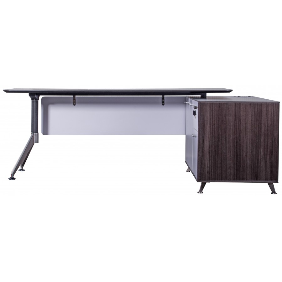 Nero Executive Desk With Return Storage 